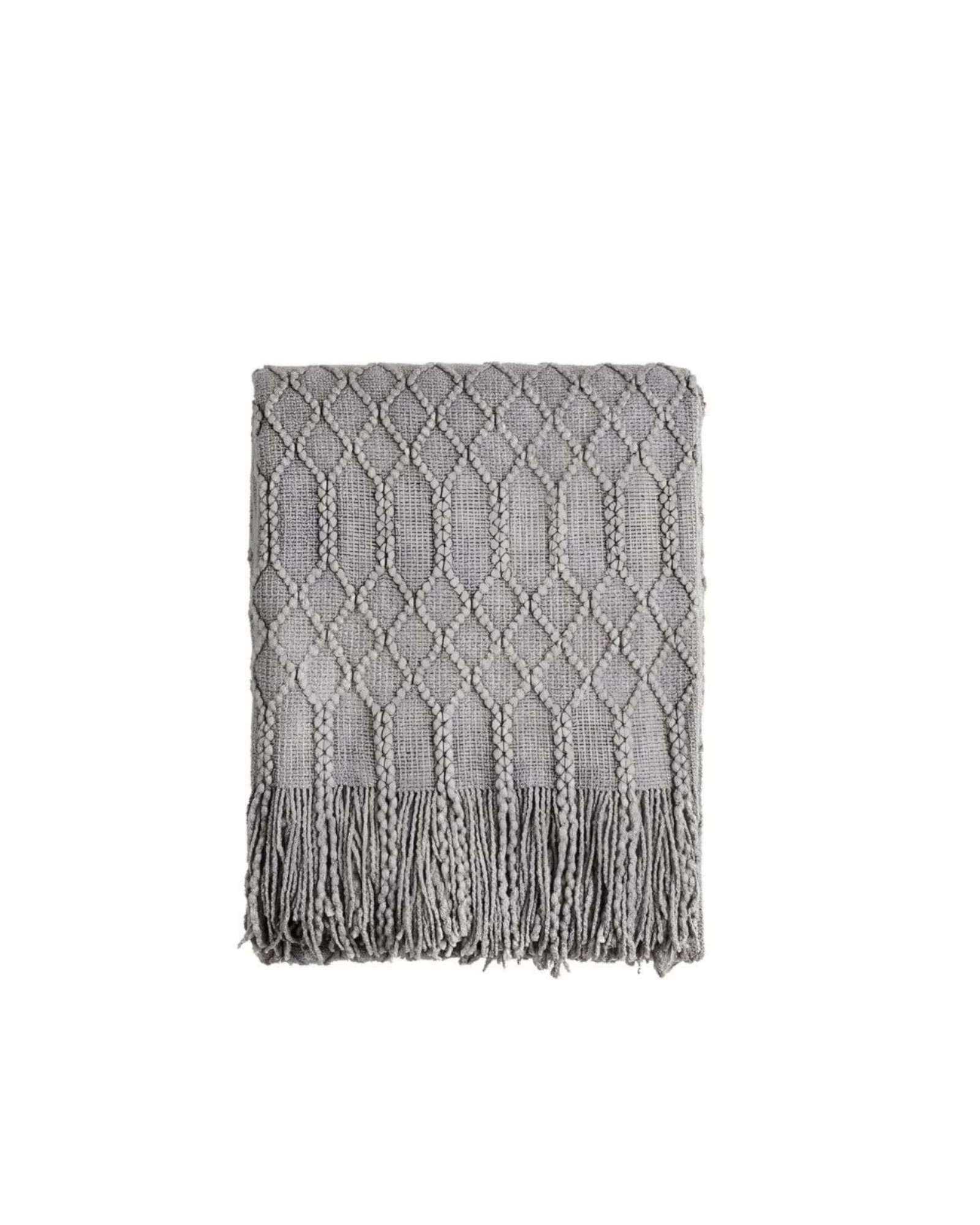 MANTAS TEJIDAS LUJOSAS PARA DECORAR TU SOFA - 6