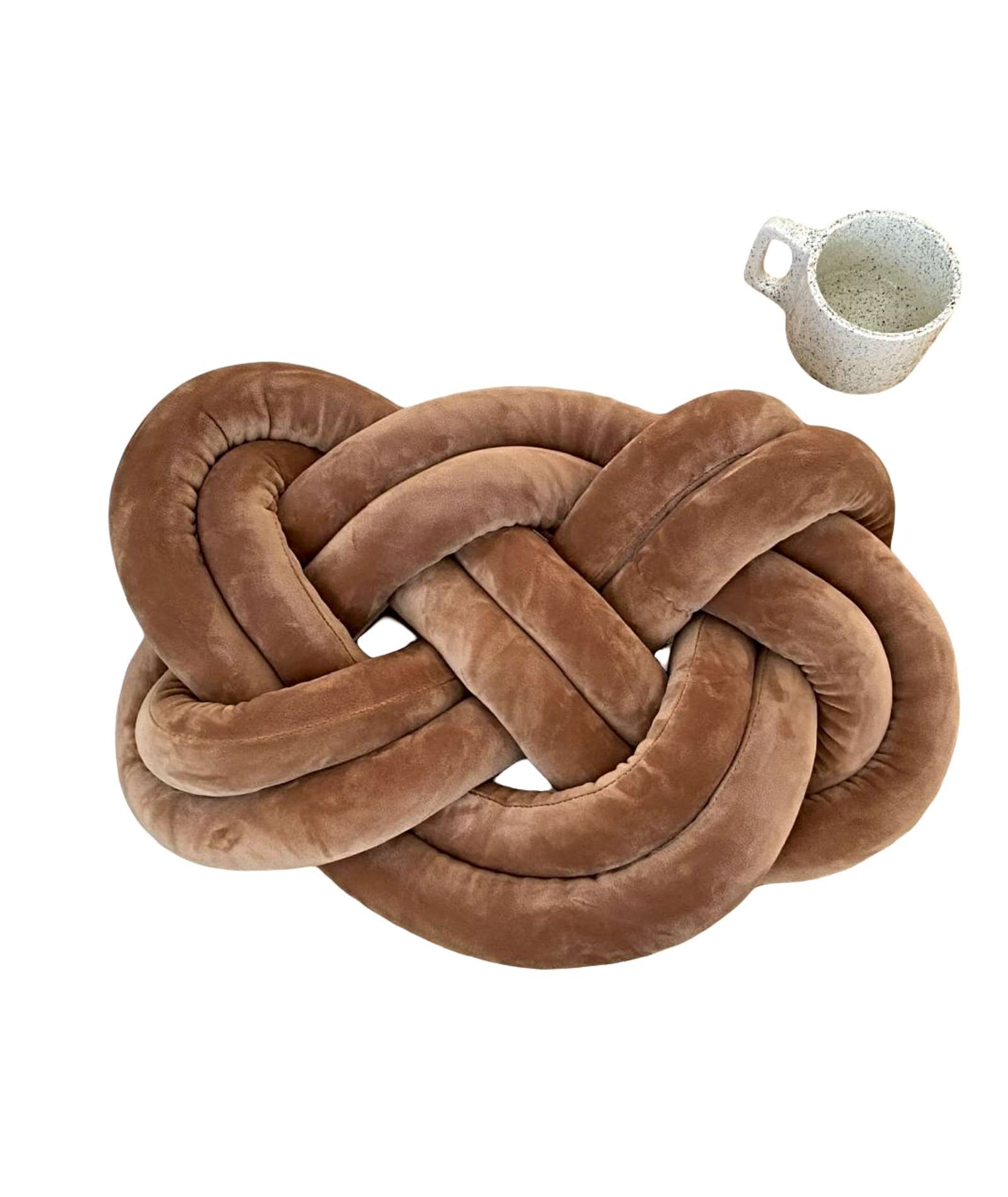 COJIN NUDO GRANDE CAFE 45 CM - 1