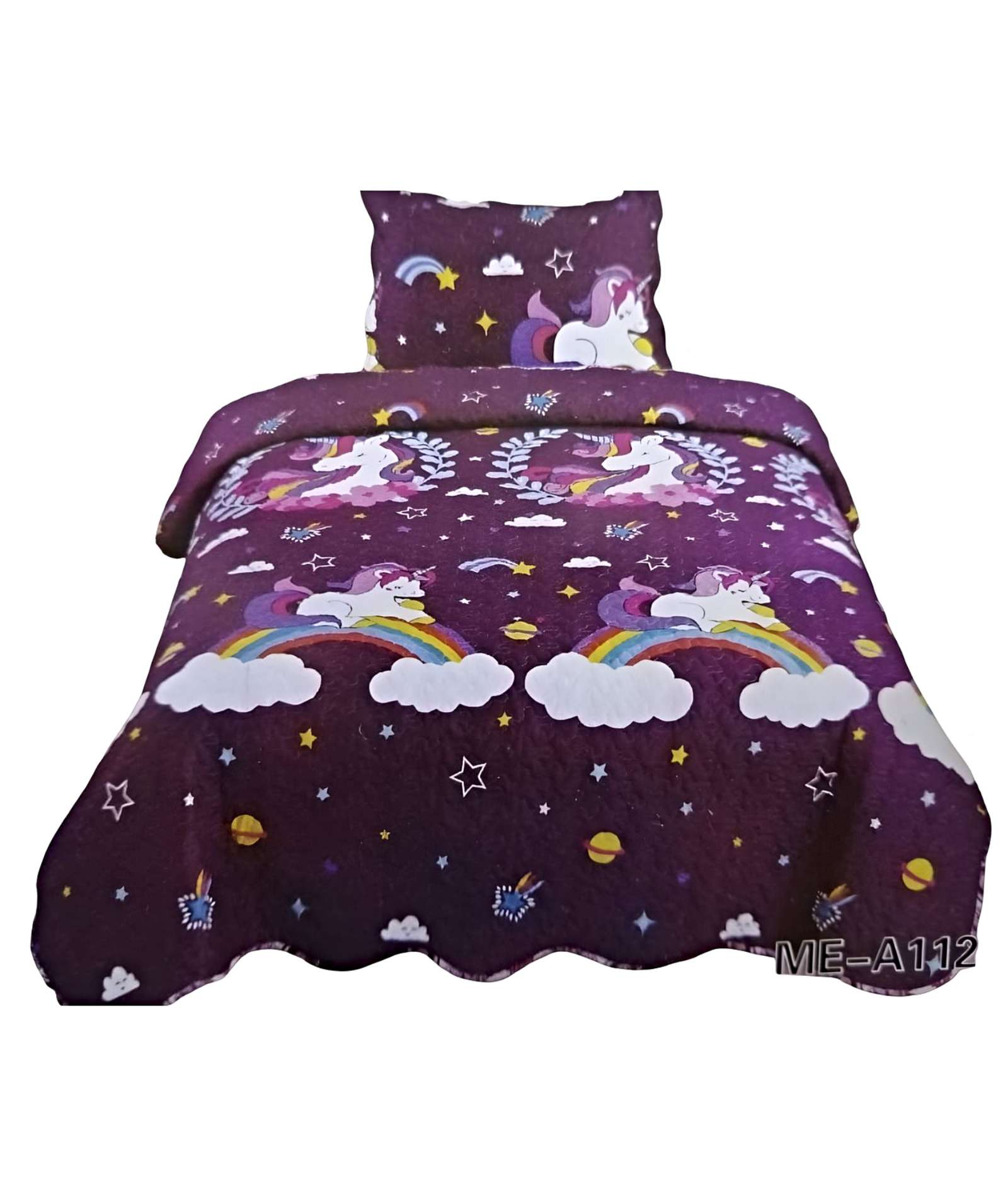 CUBRECAMA QUILT DE VERANO PLAZA Y MEDIA - 2