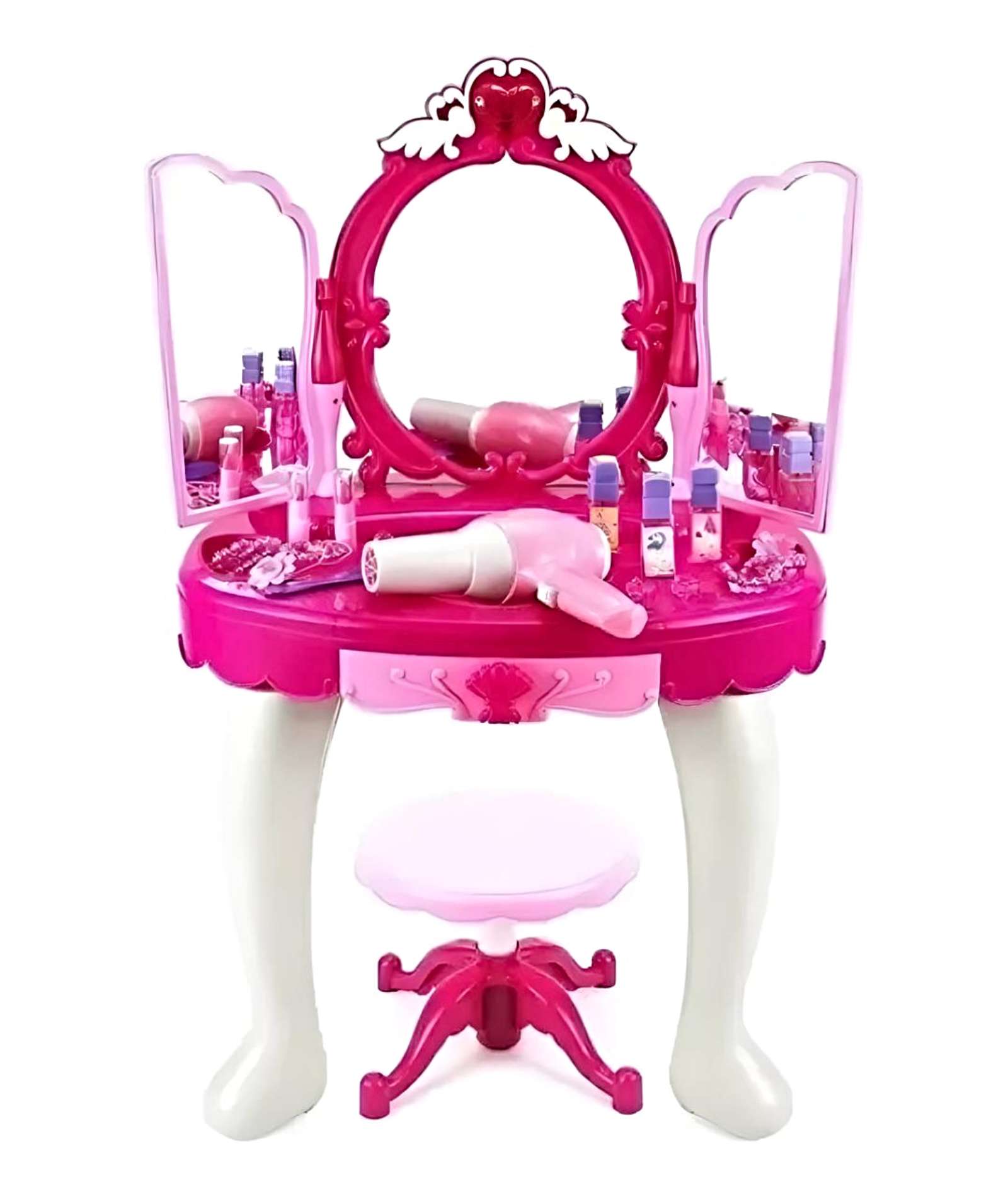 JUEGO SET PEINADORA DE BELLEZA ESPEJO MAGICO INFANTIL - 2