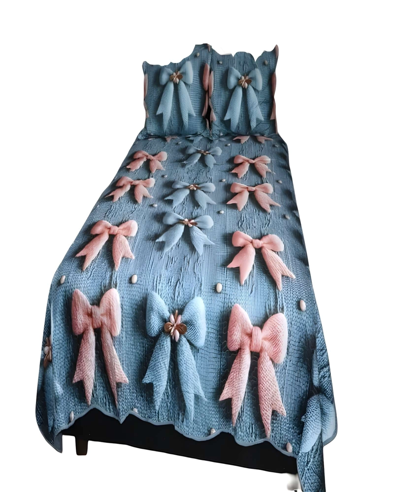 CUBRECAMA DE VERANO 3D 2 PLAZAS 230 X 250 CM V03 - 1