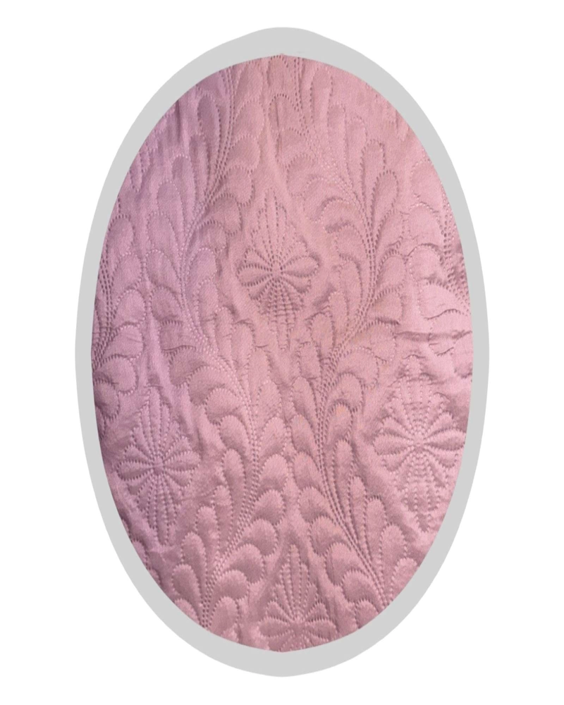CUBRECAMA ELEGANTE  QUILT VERANO KING - SUPER KING 250 CM X 270 CM ROSA - 3