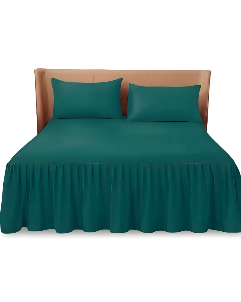 FALDON DE CAMA PROTECTOR BASE DE CAMA KING 180X200 CM - 5