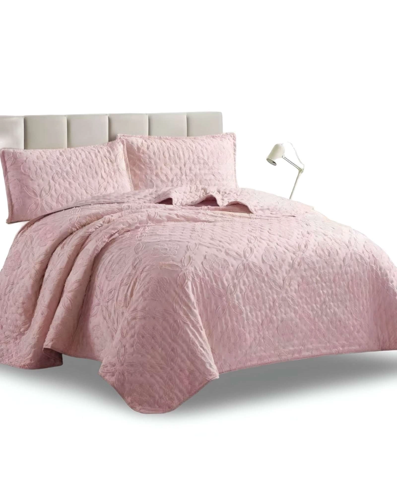 CUBRECAMA QUILT TUFTING DE LUJO SUAVE 2 PLAZAS - 1