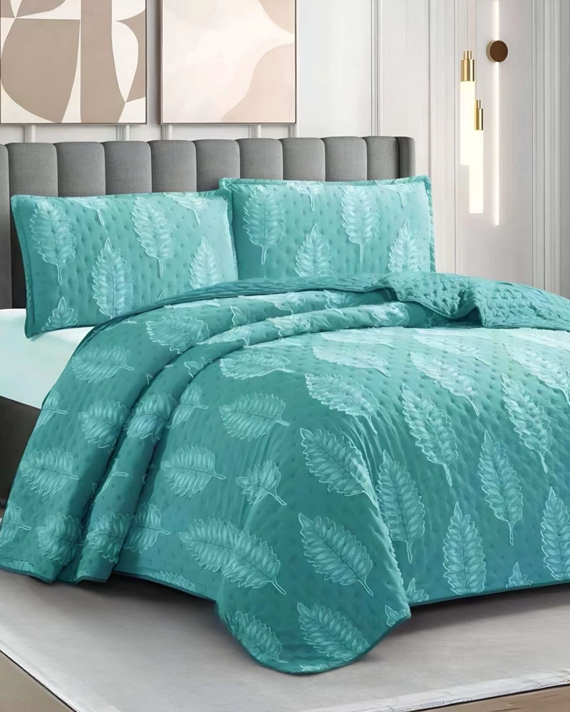 CUBRECAMA QUILT TUFTING DE LUJO SUAVE KING - 3