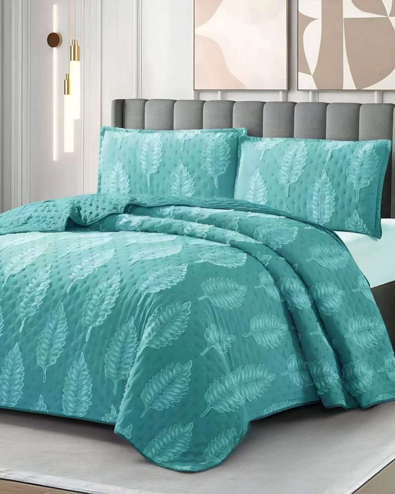 CUBRECAMA QUILT TUFTING DE LUJO SUAVE KING - 4