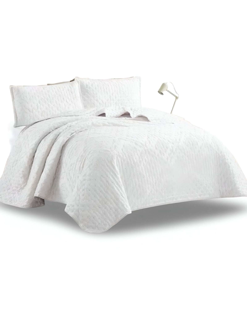 CUBRECAMA QUILT TUFTING DE LUJO SUAVE KING - 1