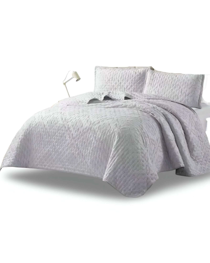 CUBRECAMA QUILT TUFTING DE LUJO SUAVE KING - 2