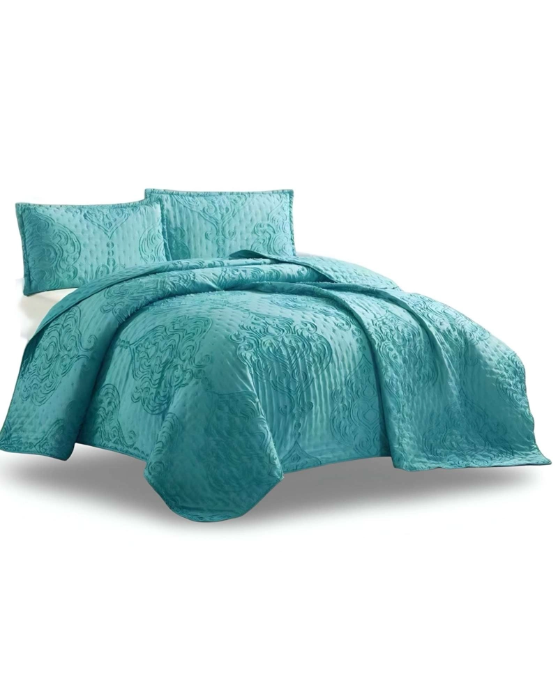 CUBRECAMA QUILT TUFTING DE LUJO SUAVE KING - 1