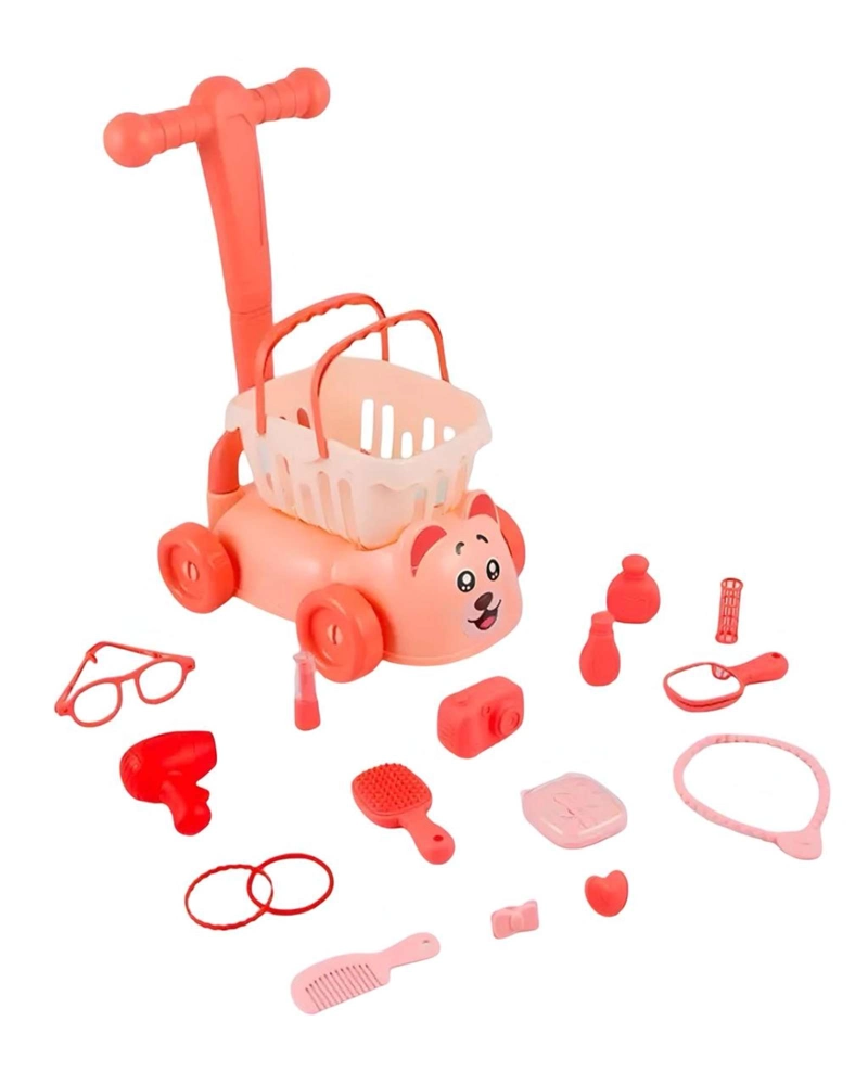 CARRO ANDADOR CORREPASILLO DE BELLEZA BEAR CAR 39X12CM - 1