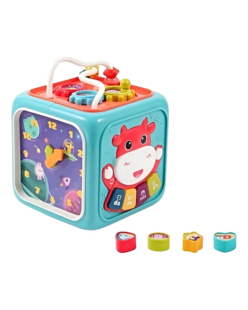 CUBO DIDACTICO DE ESTIMULACION INFANTIL CON LUZ Y SONIDO - 1