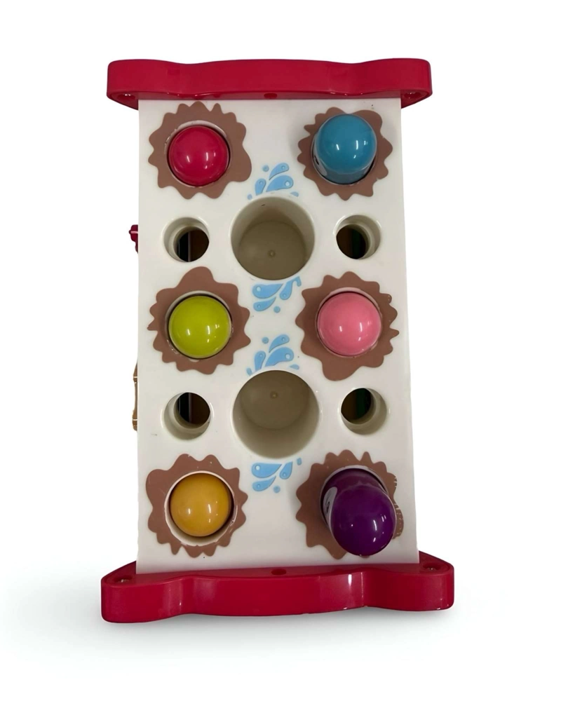 CUBO BUHO JUGUETE DE DESARROLLO SENSORIAL INFANTIL 8 EN 1 ROSADO - 4