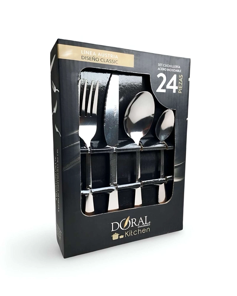 SET DE CUCHILLERIA 24 PIEZAS 1.5MM AUSTRIA CLASSIC - DORAL - 1