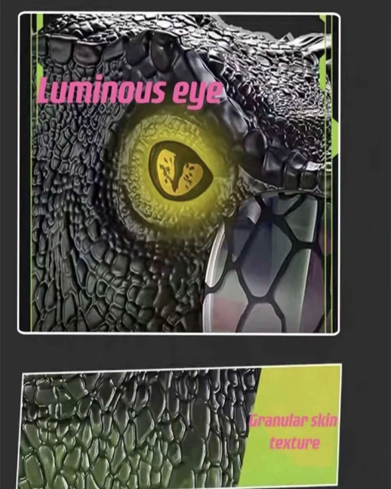 MASCARA DINOSAURIO CON SONIDO TIRANOSAURIO REX - 6