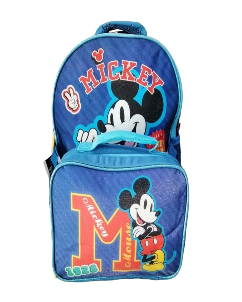 MOCHILA INFANTIL CON LONCHERA MICKEY S19 - 1