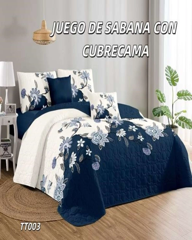 SABANA CON CUBRECAMA 1,5 PLAZA S74 - 4