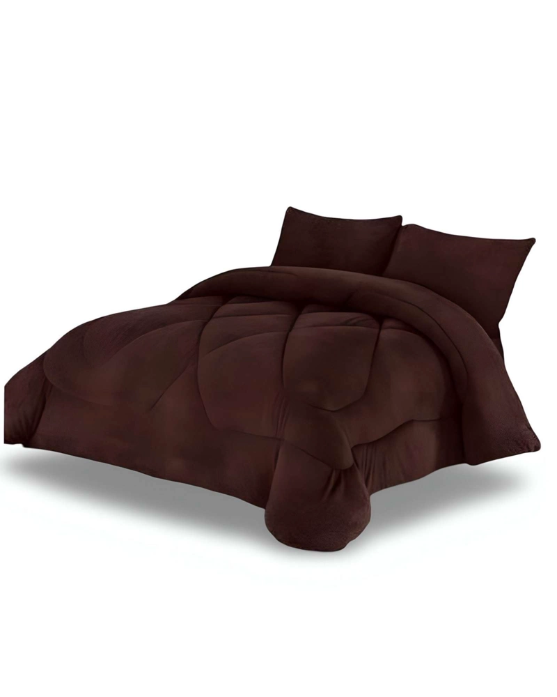 COBERTOR DE INVIERNO CON PLUSH CON CHIPORRO 2 PLAZAS - 1