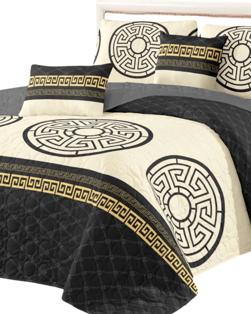CUBRECAMA QUILT REVERSIBLE ELEGANTE Y LIVIANO 2 PLAZAS - 3