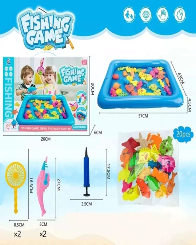 JUGUETE DE PESCA MILAGROSA PISCINA NIÑOS-NIÑAS - 4