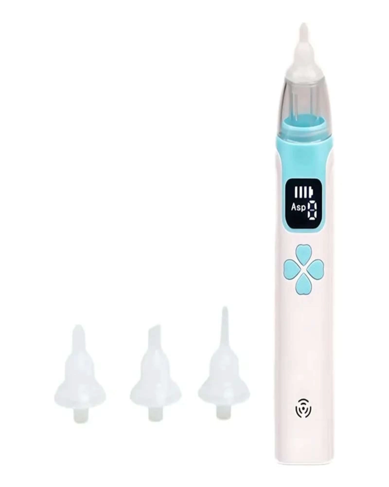 ASPIRADOR NASAL PARA BEBES ELECTRICO RECARGABLE AZUL - 1