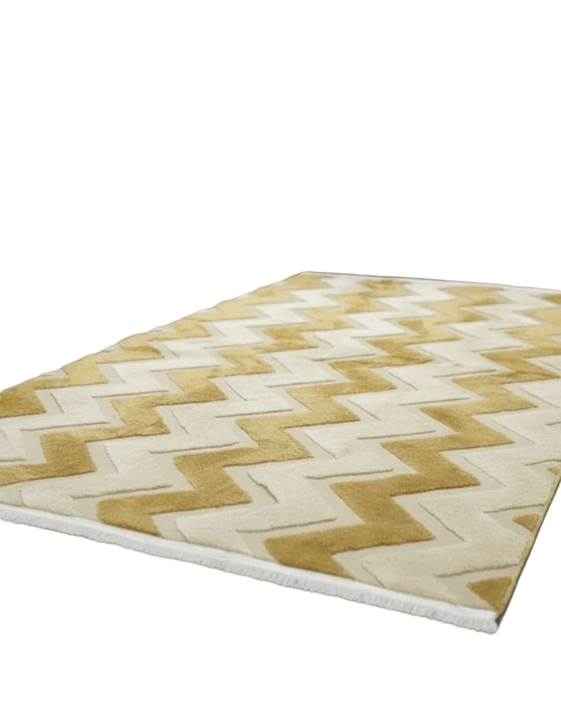 ALFOMBRA CON RELIEVE DISEÑO JACQUARD ANTIDESLIZANTE 150X200 CM - 8