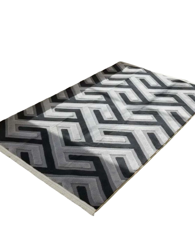 ALFOMBRA CON RELIEVE DISEÑO JACQUARD ANTIDESLIZANTE 200X240 CM - 8