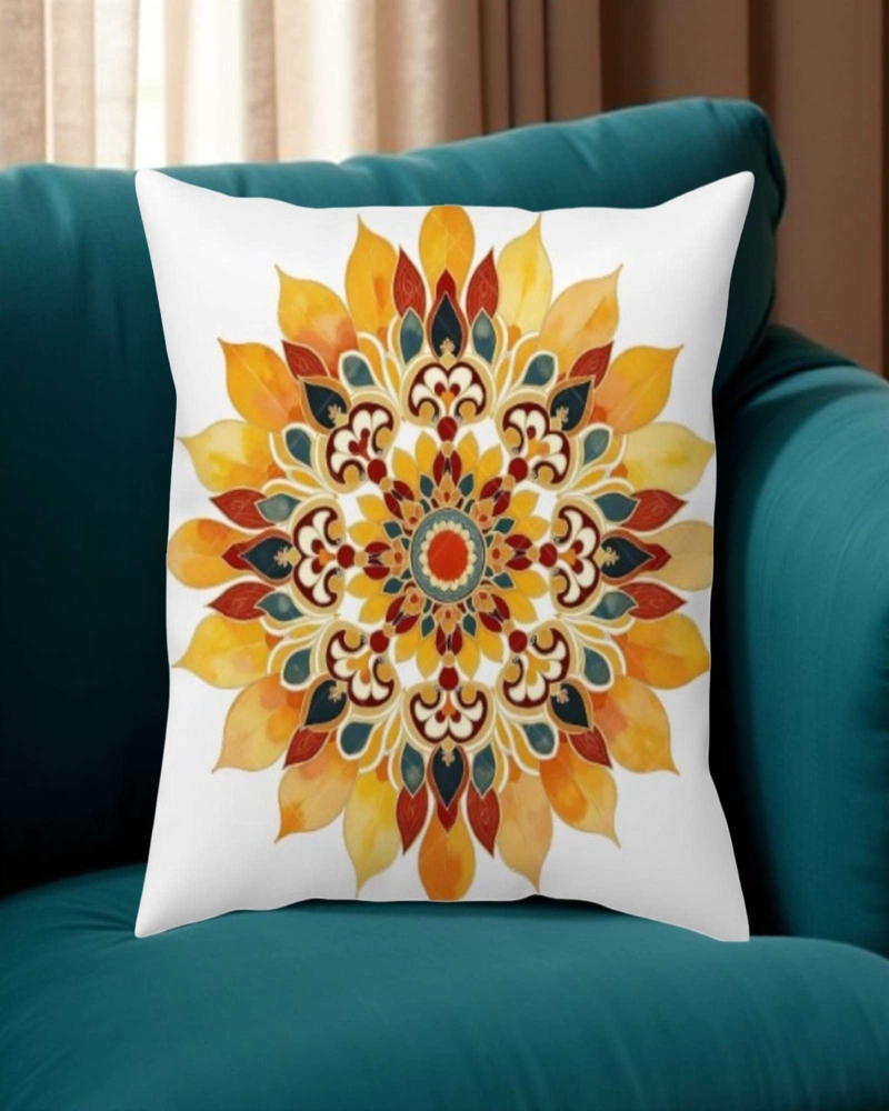 FUNDAS DE COJIN MANDALA ESTAMPADAS PACK DE 2 PIEZAS - 3