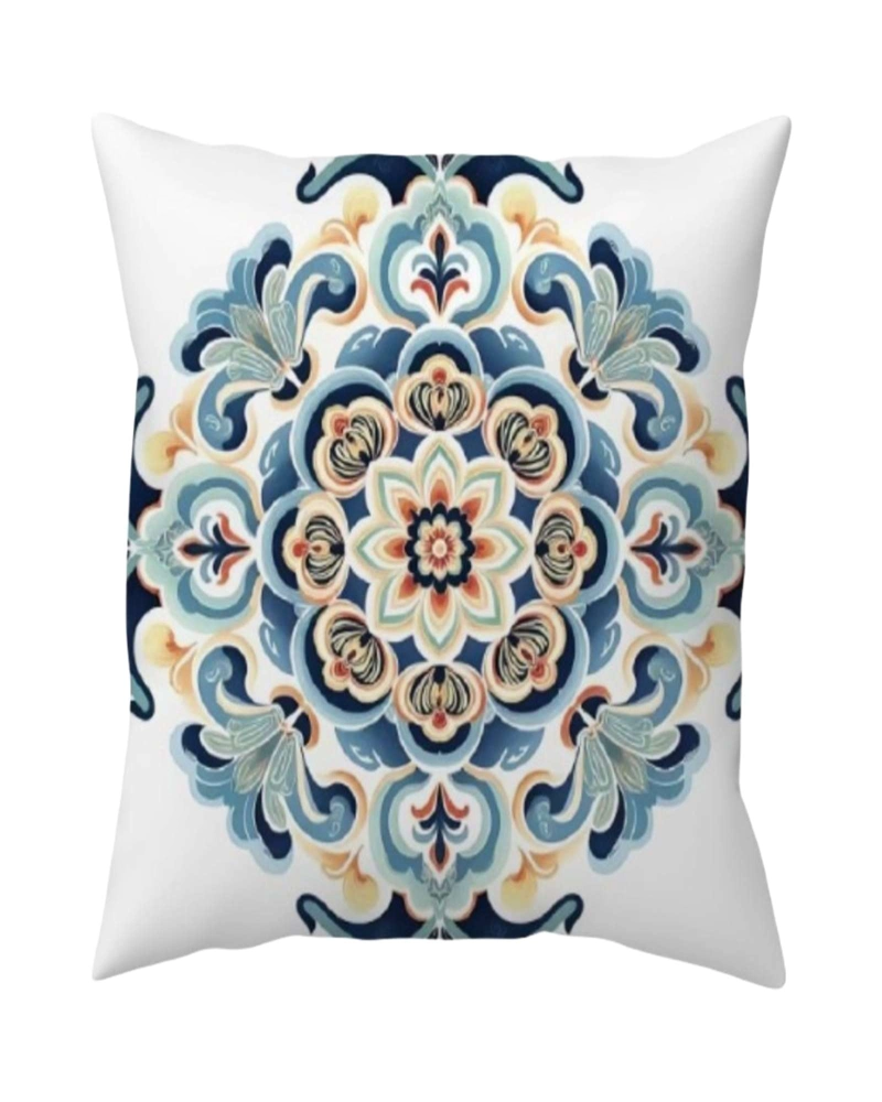 FUNDAS DE COJIN MANDALA ESTAMPADAS PACK DE 2 PIEZAS - 2