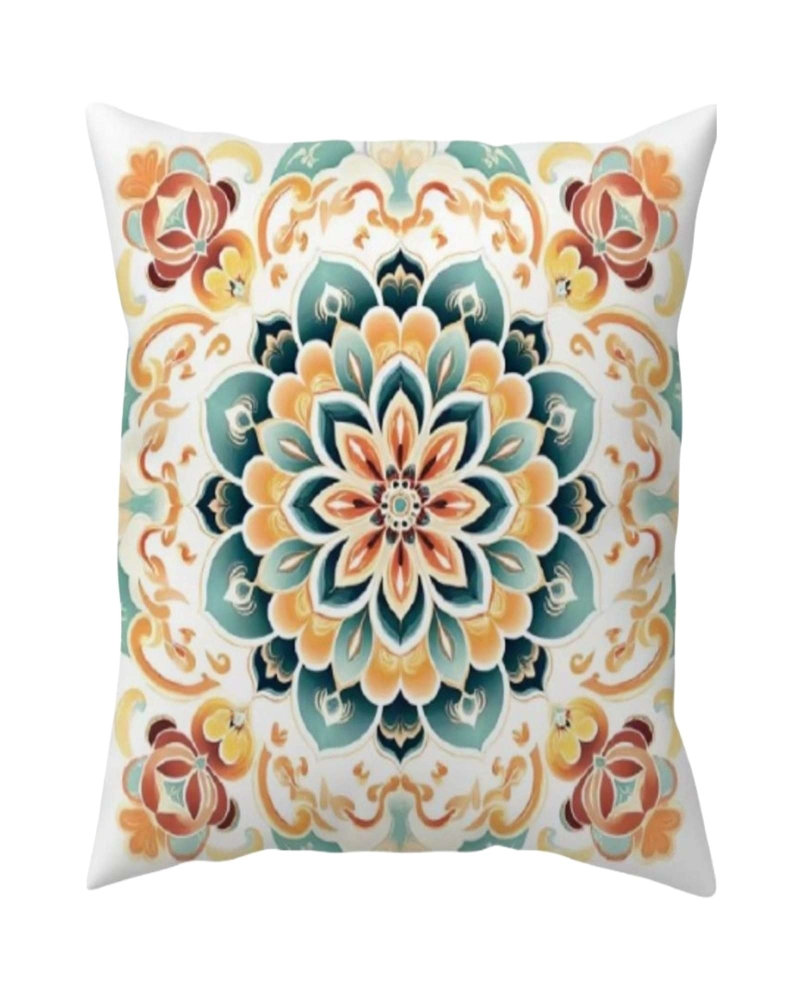 FUNDAS DE COJIN MANDALA ESTAMPADAS PACK DE 2 PIEZAS - 2