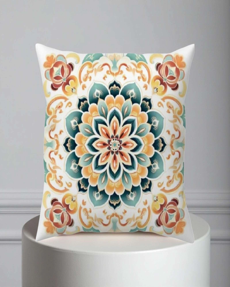 FUNDAS DE COJIN MANDALA ESTAMPADAS PACK DE 2 PIEZAS - 4