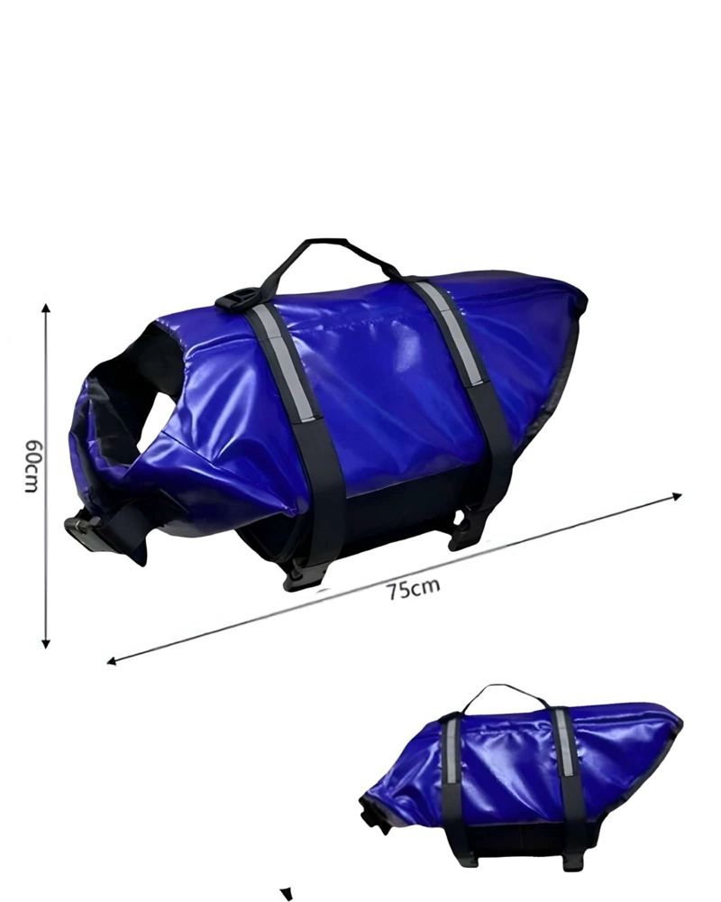 CHALECO SALVAVIDAS PARA PERROS TALLA L 75X60 CM - 4