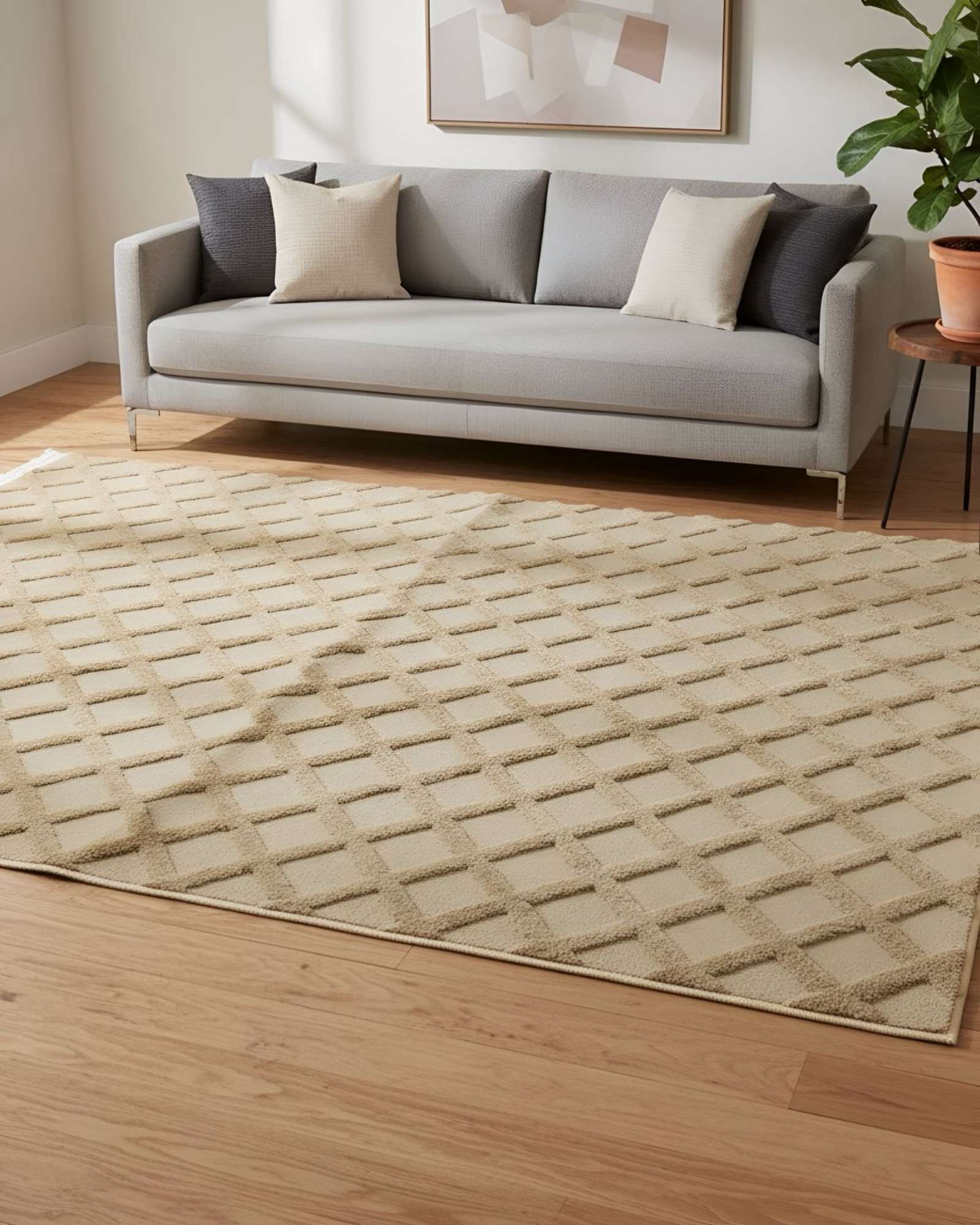 ALFOMBRA MODERNA JACQUARD BICOLOR 180X200 - 5