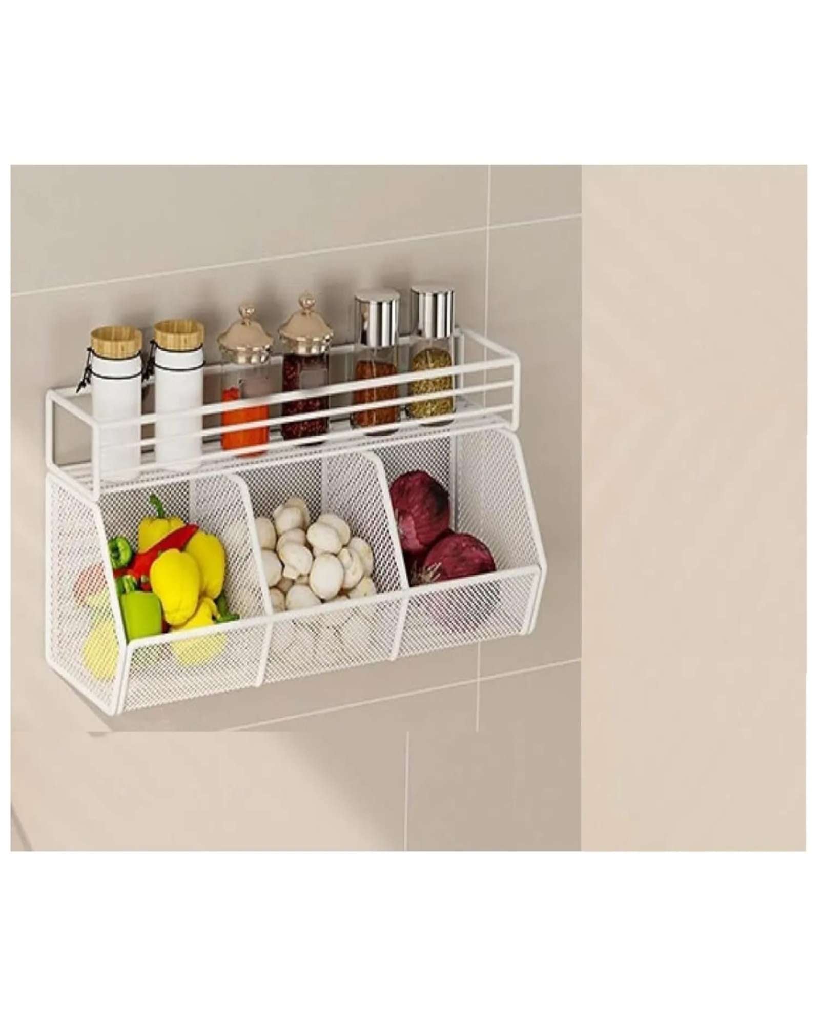 ORGANIZADOR DE PARED PARA COCINA TRIPLE 02 - 1
