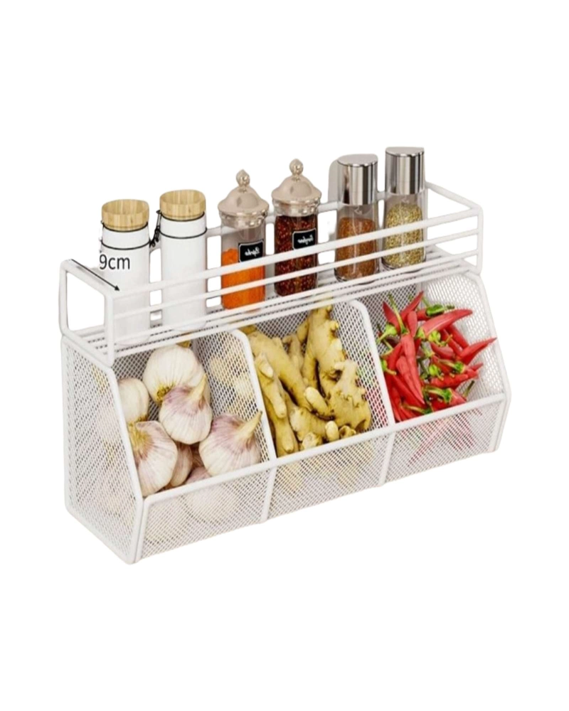 ORGANIZADOR DE PARED PARA COCINA TRIPLE 02 - 3