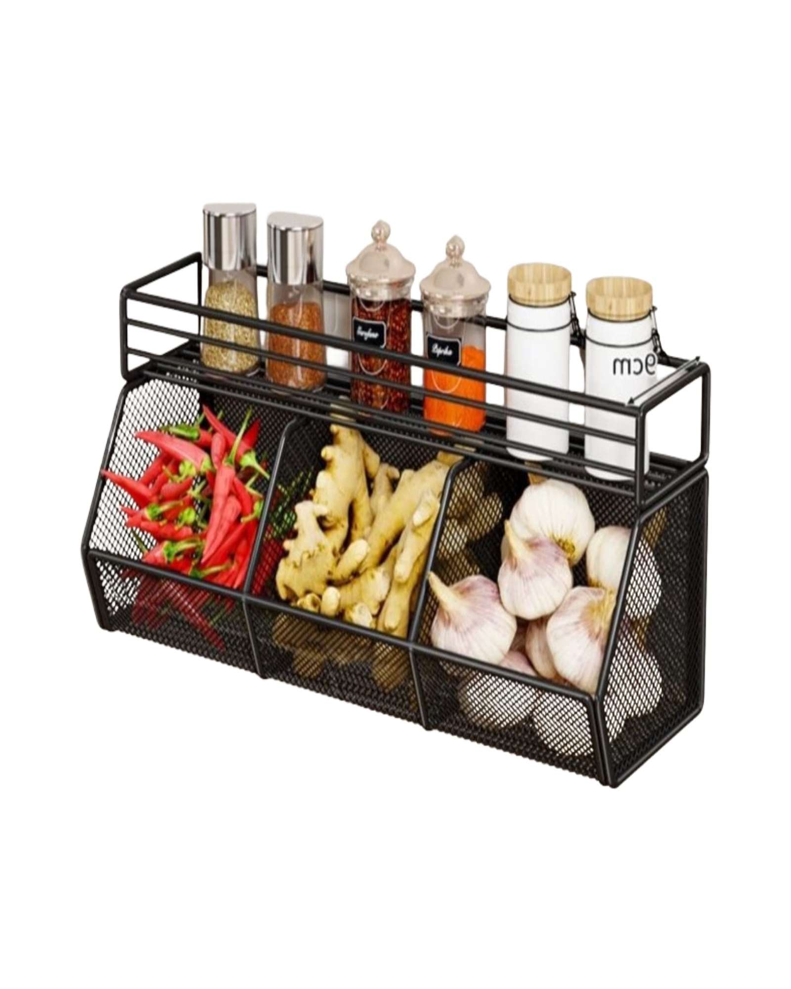 ORGANIZADOR DE PARED PARA COCINA TRIPLE 01 - 2
