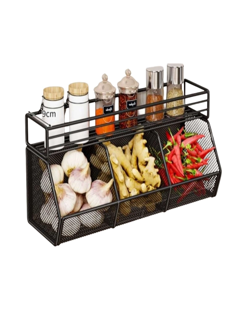 ORGANIZADOR DE PARED PARA COCINA TRIPLE 01 - 3