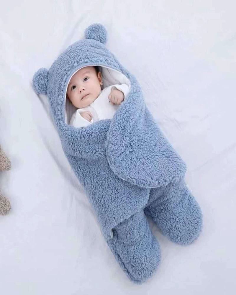 SACO DE BEBE  OSITO TALLA 6 AZUL - 2
