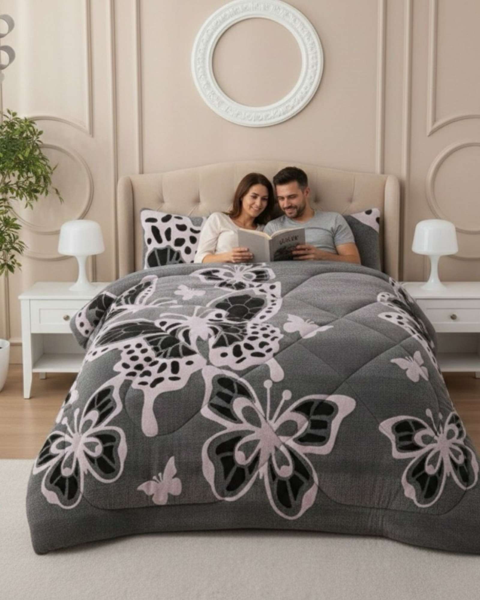 CUBRECAMA 2 PLAZAS CHIPORRO DISEÑO JACQUARD EXTRA SUAVE - 2
