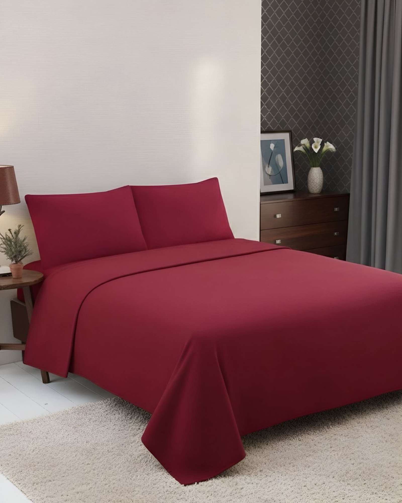 SABANA DE POLAR ULTRA SUAVE MAXIMA CALIDEZ Y CONFORT ROJA KING C27 - 3