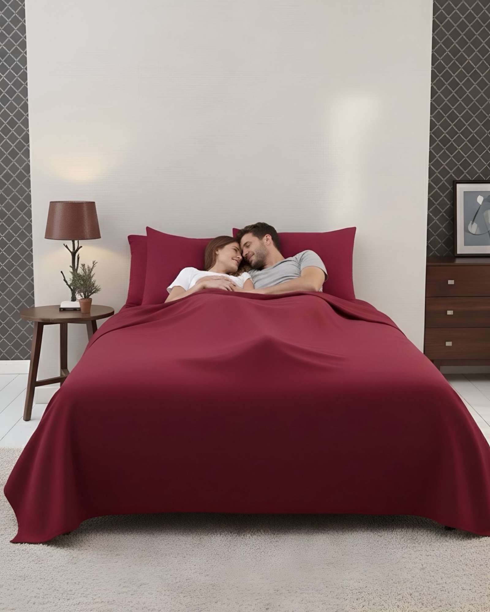 SABANA DE POLAR ULTRA SUAVE MAXIMA CALIDEZ Y CONFORT ROJA KING C27 - 4