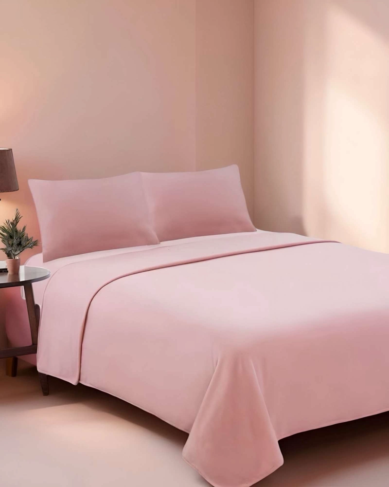 SABANA DE POLAR ULTRA SUAVE MAXIMA CALIDEZ Y CONFORT ROSA 1,5 PLAZAS C2 - 1