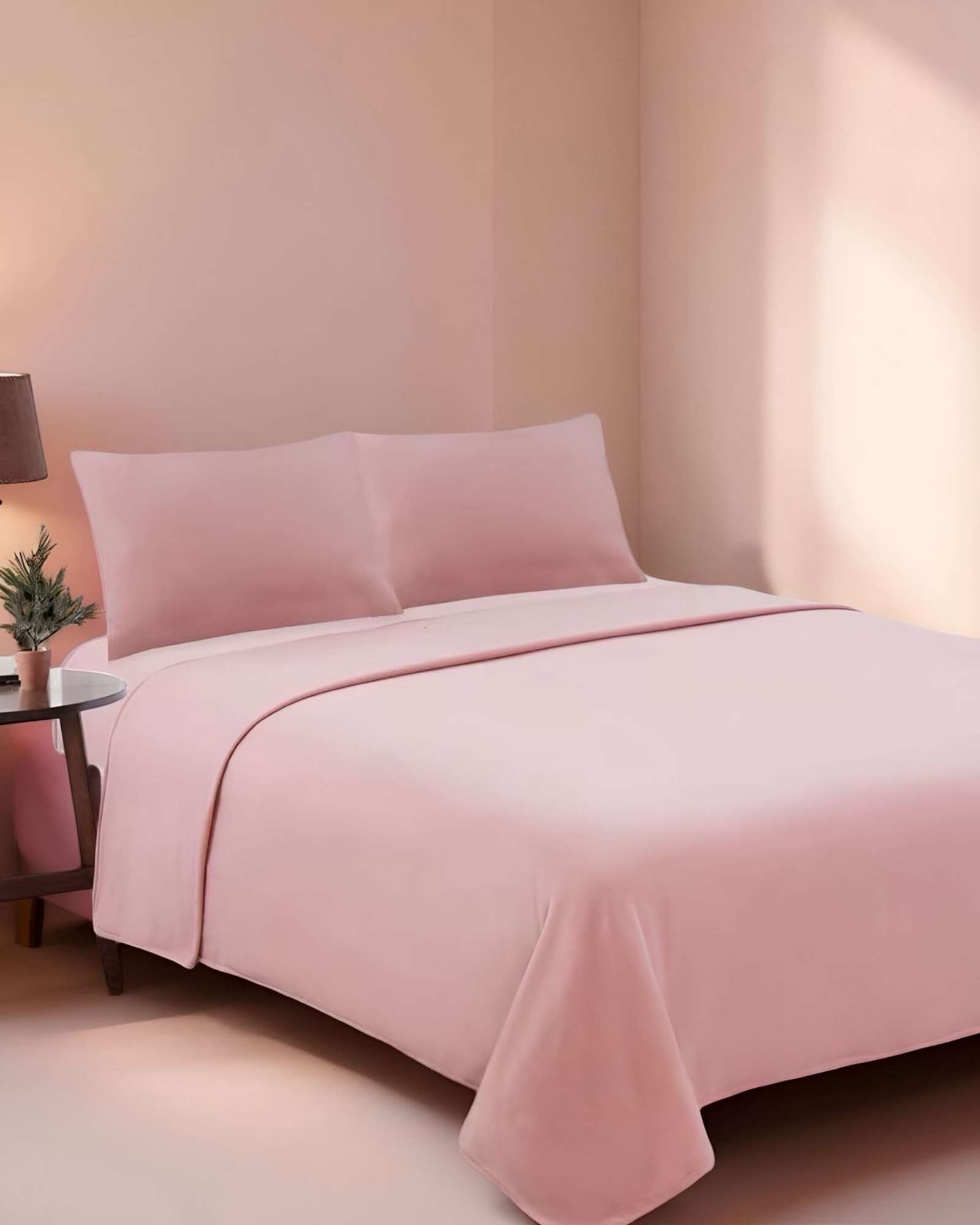 SABANA DE POLAR ULTRA SUAVE MAXIMA CALIDEZ Y CONFORT ROSA KING C22 - 1