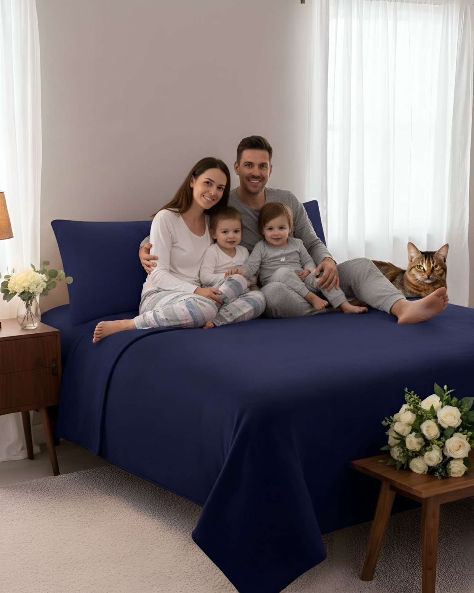 SABANA DE POLAR ULTRA SUAVE MAXIMA CALIDEZ Y CONFORT NEGRA 1,5 PLAZAS C10 - 4