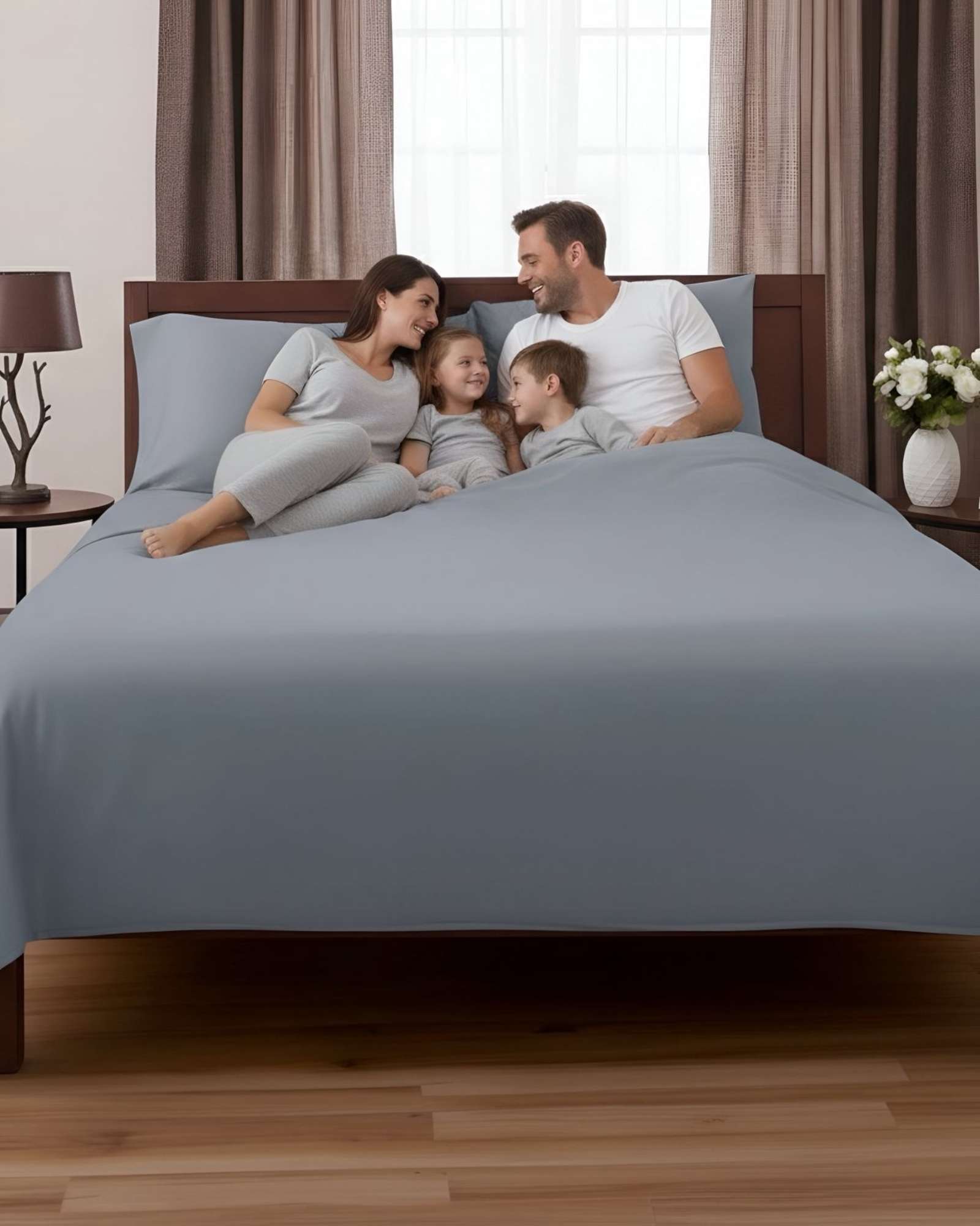 SABANA DE POLAR ULTRA SUAVE MAXIMA CALIDEZ Y CONFORT GRIS KING C28 - 4