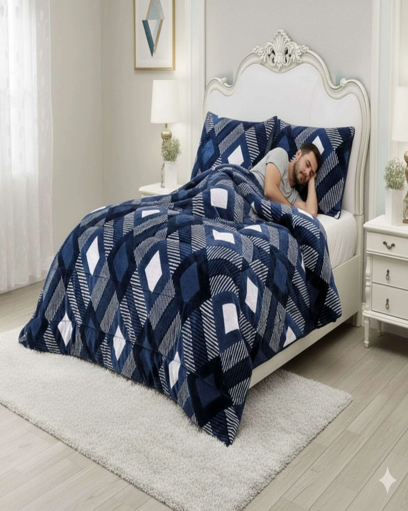 CUBRECAMA PREMIUM PLUSH Y CHIPORRO - INVIERNO KING - 2