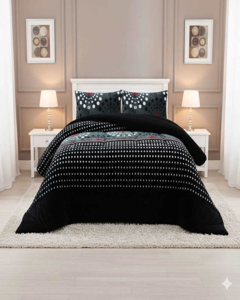 CUBRECAMA PREMIUM PLUSH Y CHIPORRO - INVIERNO KING - 1