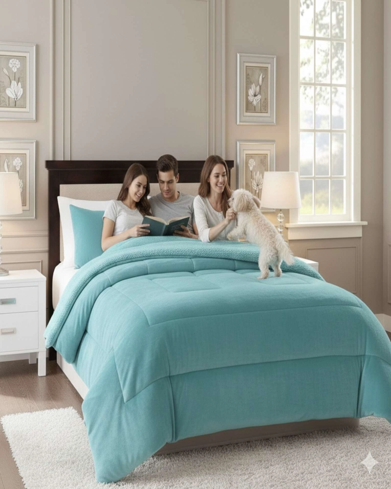 CUBRECAMA PREMIUM PLUSH Y CHIPORRO - INVIERNO KING - 5