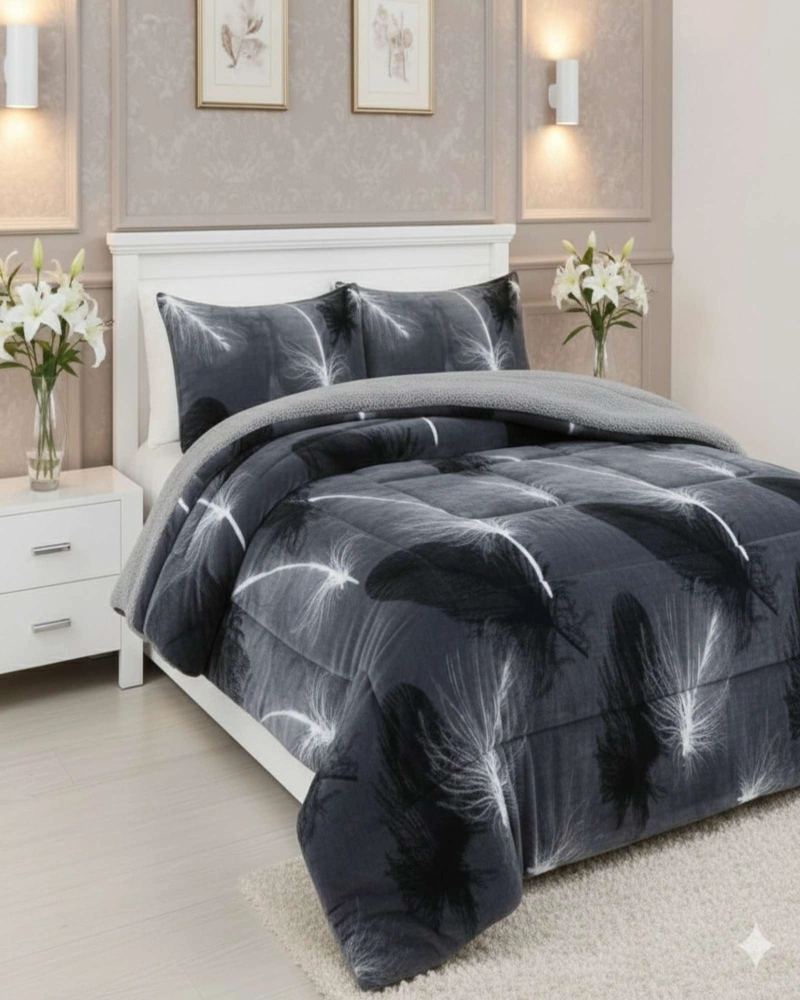 CUBRECAMA PREMIUM PLUSH Y CHIPORRO - INVIERNO KING - 5