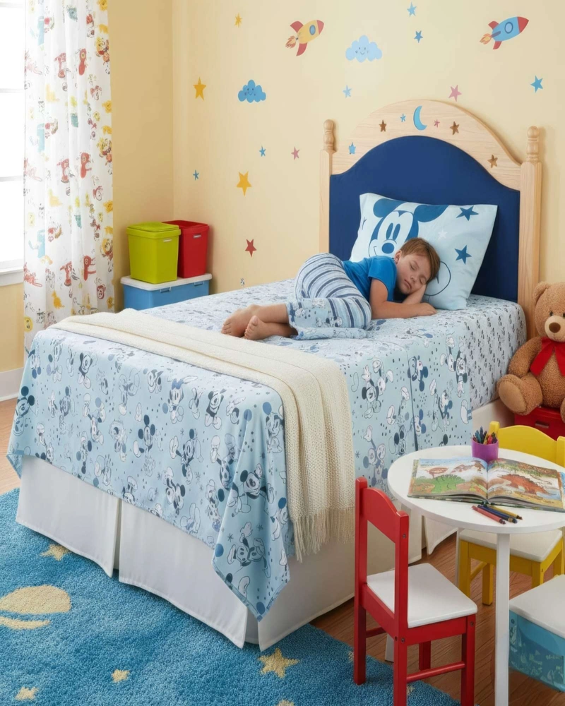 JUEGO DE SABANAS PLAZA Y MEDIA MICKEY MOUSE - 4