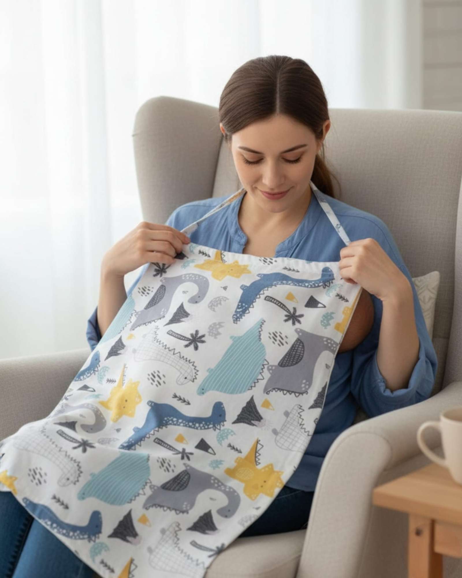 MANTA DE LACTANCIA BEBE  NIÑOS MULTIUSOS - 2
